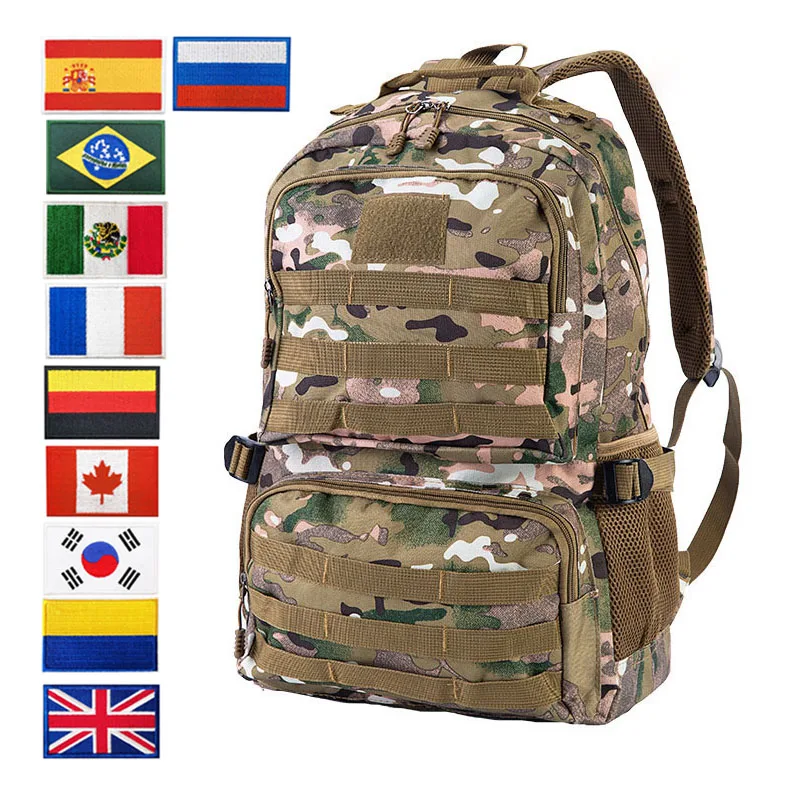

Backpack Waterproof Outdoor Sports Camouflage Tactical Hiking Equipment Hunting Camping Rucksack 600D Oxford Bag