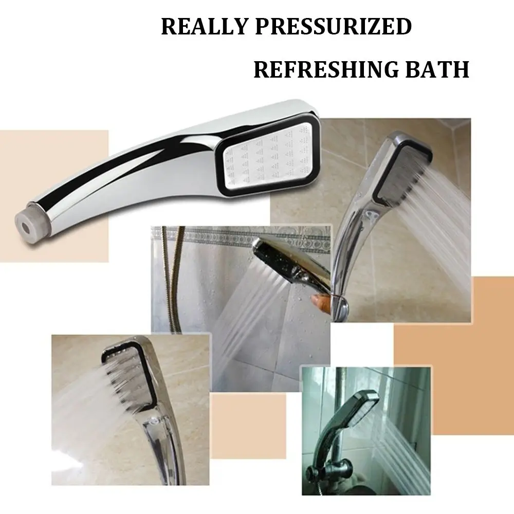 głowica prysznicowa ze stali nierdzewnej z 300 otworami Chromowany prysznic do kąpieli Wysokociśnieniowa ręczna kwadratowa gł...