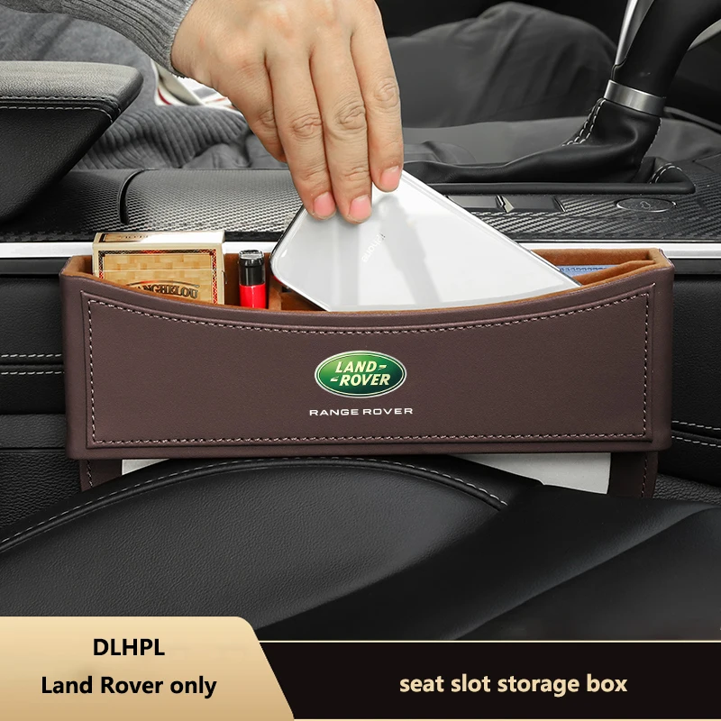 

Automotive suede storage box seat gap storage box for Land Rover Discovery Sport 3 Defender 110 Freelander 2 L322 Range Rover