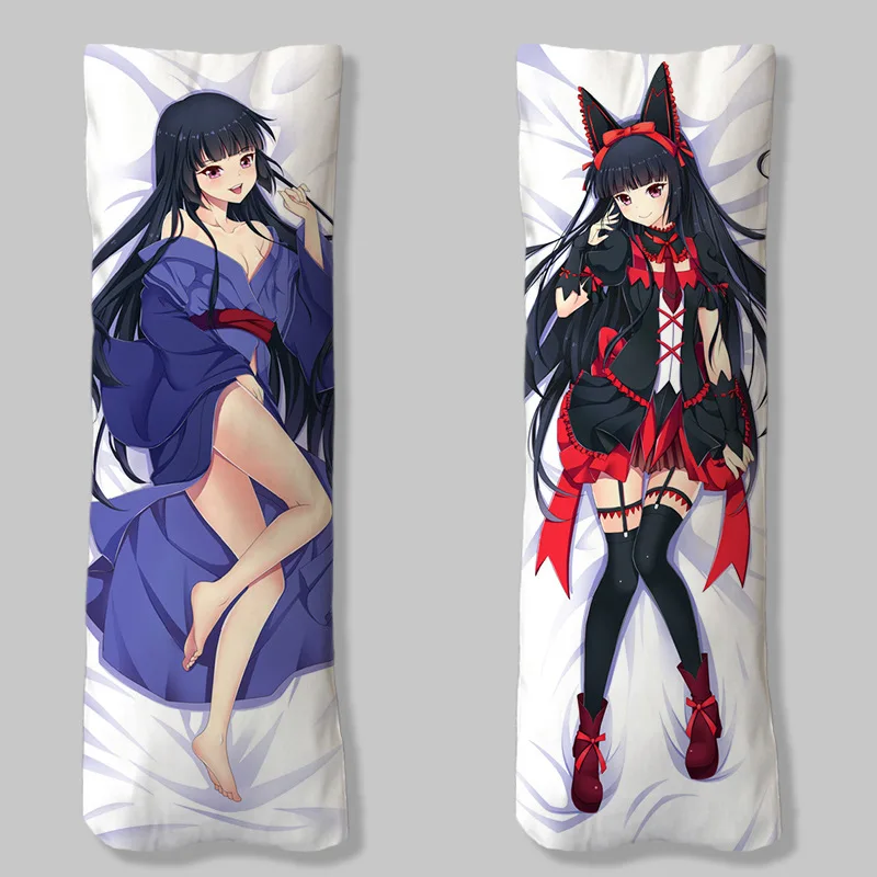 Rory Mercury Наволочка на подушку аниме ворота Jieitai Kanochi Nite Косплей Akame длинная