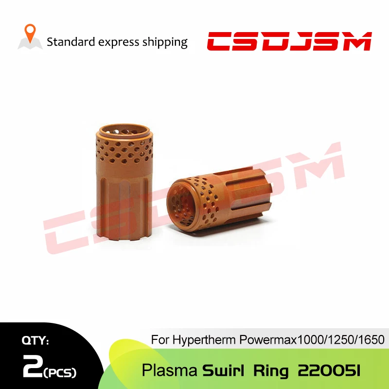 

CSDJSM,2Pcs 220051Plasma Swirl Ring For Powermax1650 1250 1000 ® T100/T100M/T100M-2 Torch Consumables