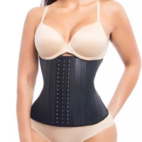 womens underbust latex 25 steel bone waist trainer corsets hourglass body shaper sport girdle stomach slimming belt cincher
