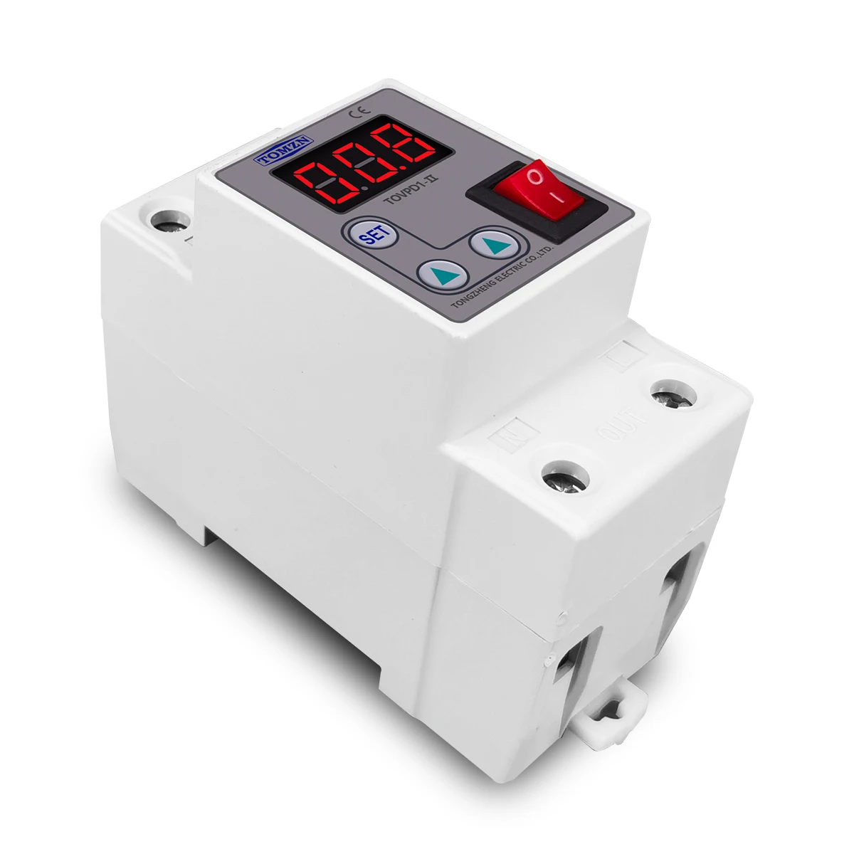 TOMZN Din-рейка 230 В 1-63 А Регулируемый защитный прибор от перегрузки по току Реле