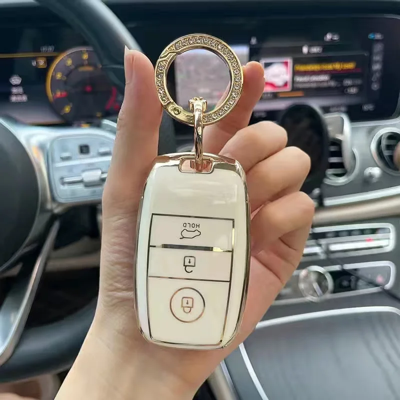 

Car Key Case Cover for Kia K2 Rio Sorento K4 Cerato Forte Picanto Stonic Carnival Soul K3 K5 Sportage R Optima Telluride Seltos