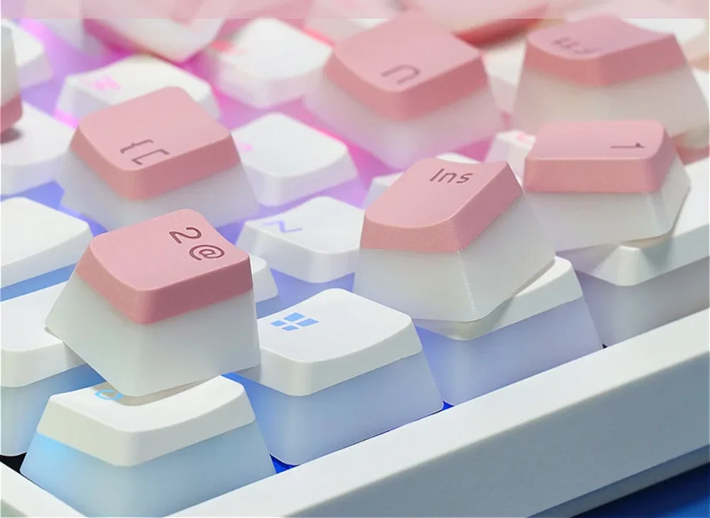 Двойные кожаные колпачки для клавиш с молоком/пудингом OEM очень совместимые