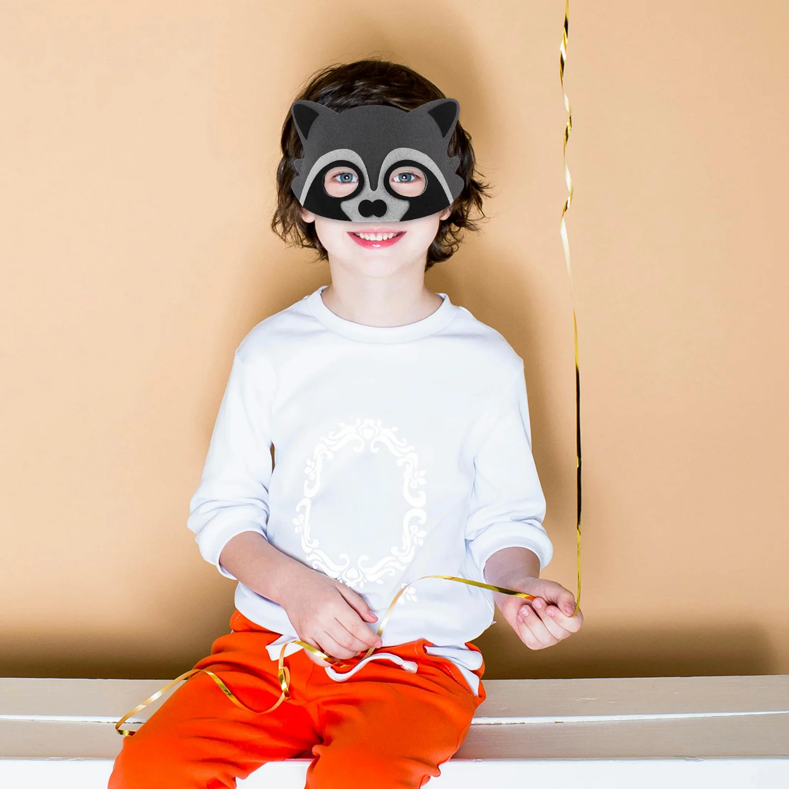 8 шт. Маскарадная фетровая маска с животными костюмы на Хэллоуин маски забавный