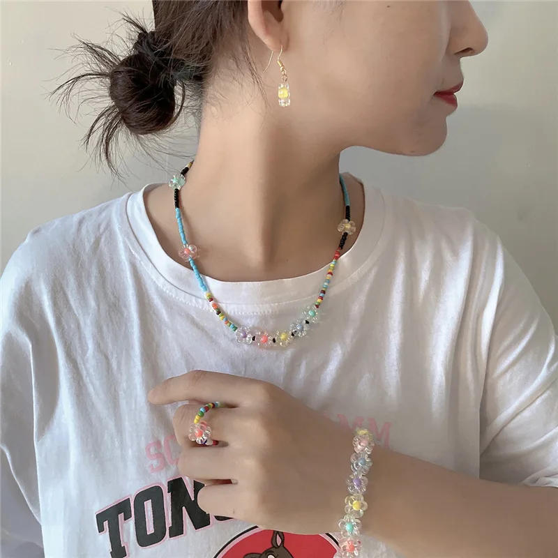 50pcs 12mm Smooth Acrylic Sunflower Beads Loose Spacer Beads For Jewelry Making Needlework Diy Handmade Headband Accessories