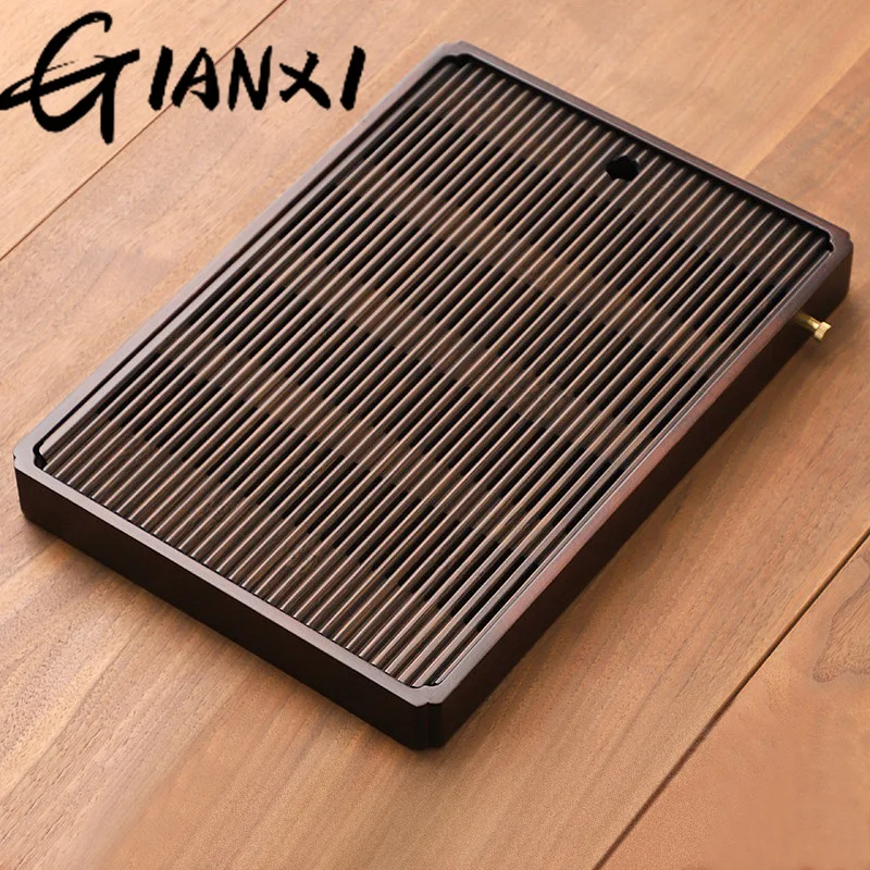 Bamboo Tea Tray Gianxi Семейный Стиль Небольшой Имитационный Чайный Сервиз