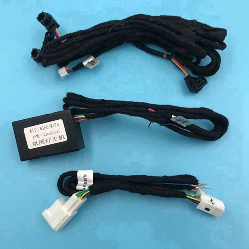 Автомобильная лампа для атмосферного освещения 12 цветов вентиляционная решетка