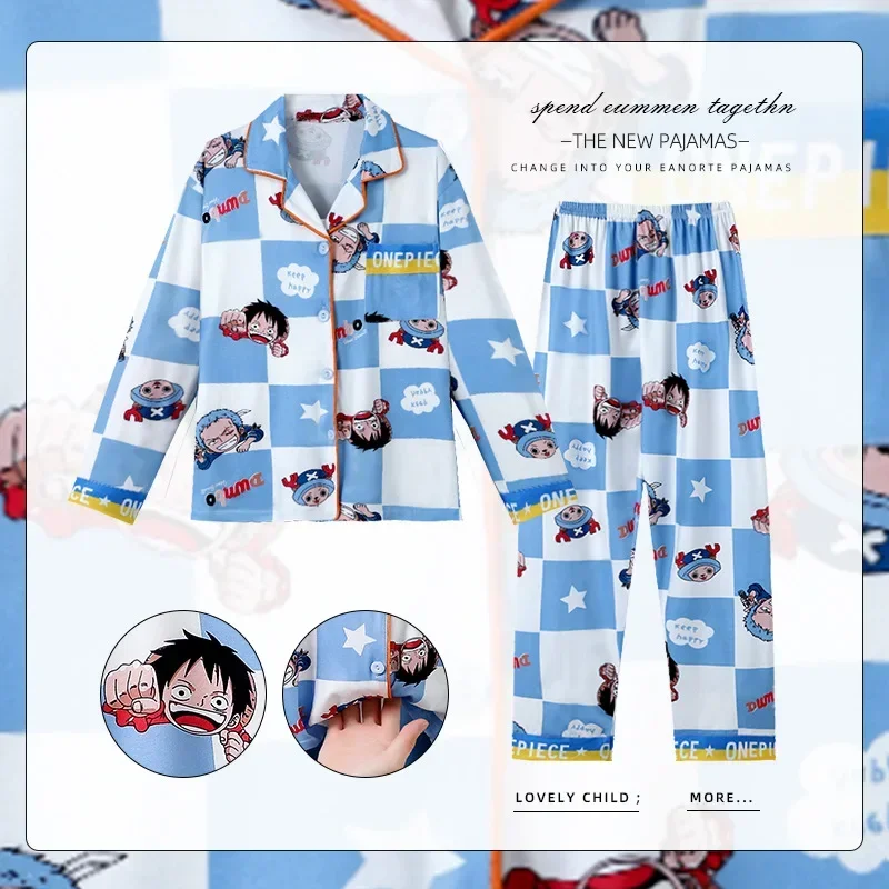 Цельная детская пижама с длинным рукавом Кардиган Тонкий секционный летний