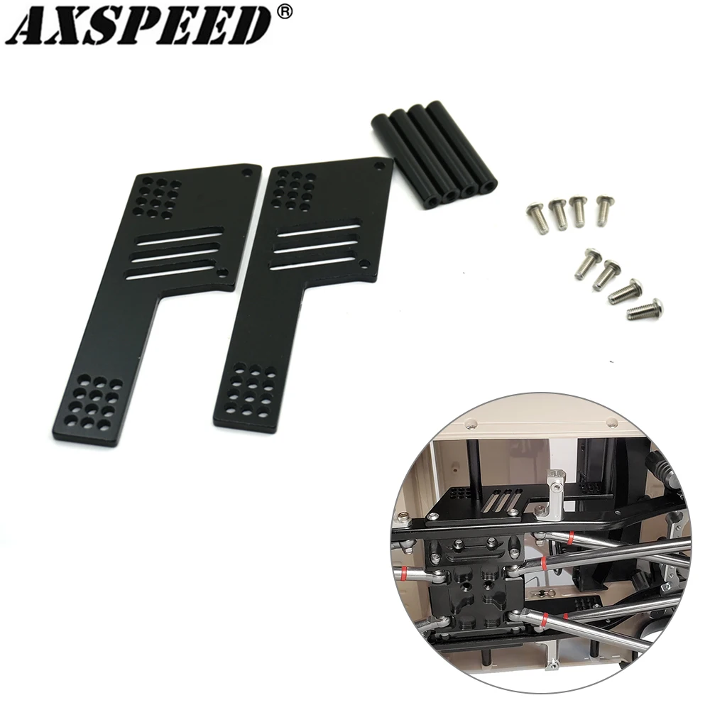 

Металлический корпус AXSPEED, фиксированный кронштейн для осевого SCX10 TF2 Trail Finder 2 1/10 RC Crawler Car, обновленные детали