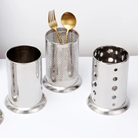 stainless steel cutlery holder drainer spoon fork chopsticks storage basket rack kitchen utensils accessories tools organizer