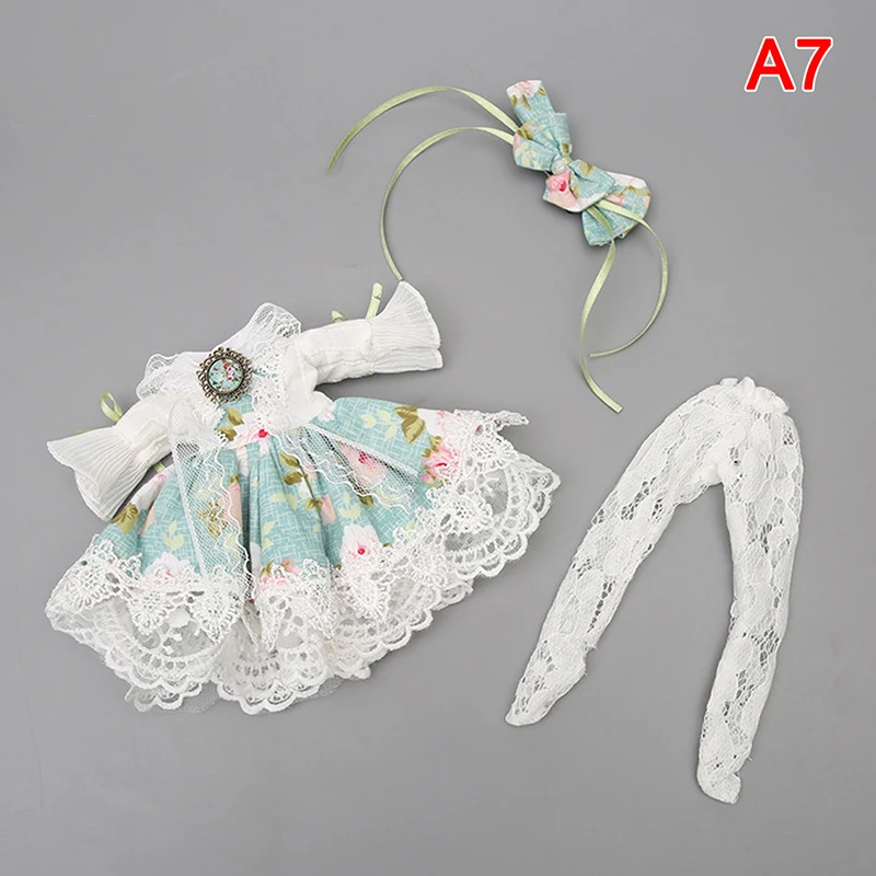 

Модный комплект одежды для кукол, 25 стилей, аксессуары для кукол 30 см, «сделай сам», куклы Bjd6, платье принцессы, макияж, комплект одежды для де...