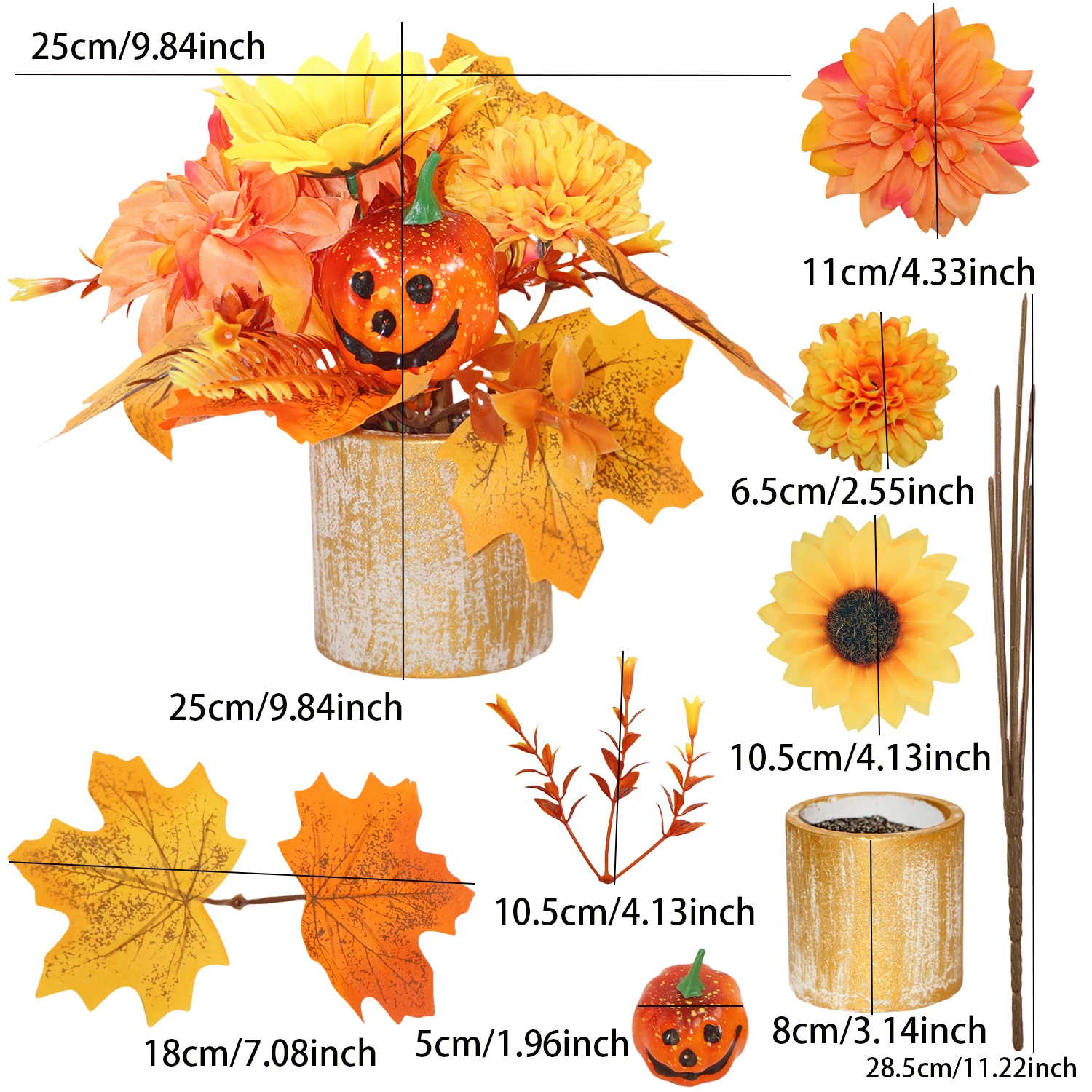 Искусственный Бонсай На Осень Свадьбу Рождество День Благодарения Уличные