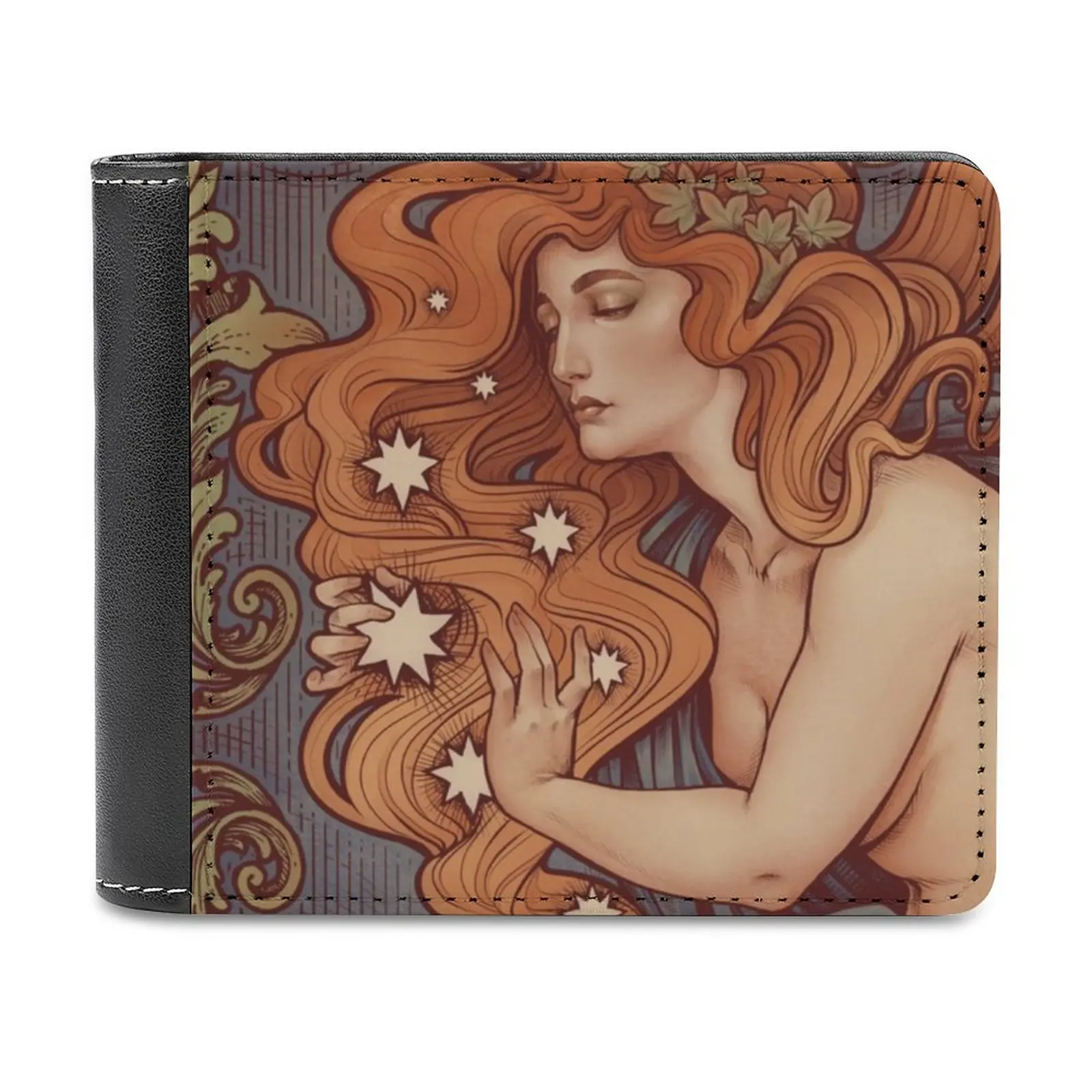 

Cosmic Lover-Color Version Fashion Credit Card Wallet Leather Wallets Personalized Wallets For Men And Women Cosmic Love Cosmic