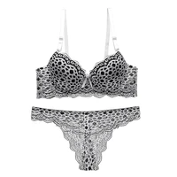 push up bra and thong set sexy lace underwire padded bra set lace thongs lingerie femme sexy woman lingerie a b c cup