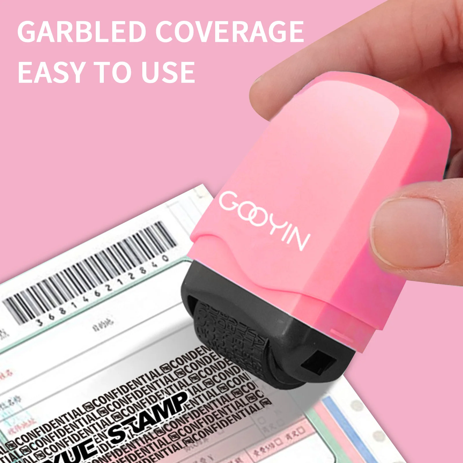 Штамп Конфиденциальность Роллер Экспресс Личная Информация Случайный Код Фоточувствительный Аппликатор Безопасность Вкл.