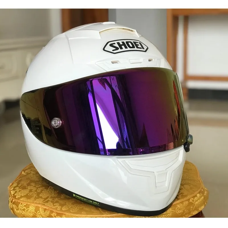Шлем мотоциклетный SHOEI X14 шлем на все лицо белая для мотоциклистов X-четырнадцать