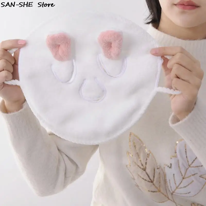 Увлажняющее и увлажняющее белое полотенце для лица салона красоты холодной