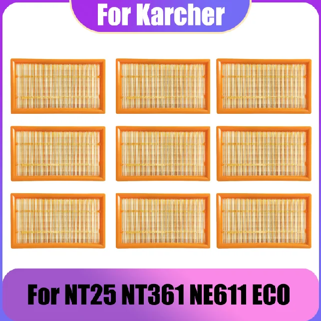 Фото HEPA-фильтр для Karcher NT25/NT35/NT361 ECO/Bosch GAS 35/55, Flex S 36/47, VCE 35/45, Dewalt D27900, запасные части для замены. №1