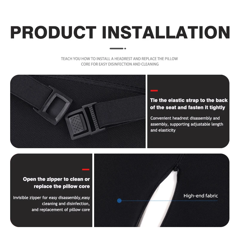 Автомобильная дышащая подушка для подголовника поддержка поясницы защита Recaro