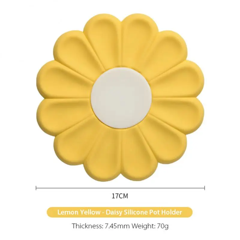 Цветочный термостойкий силиконовый коврик подставки под чашки для напитков