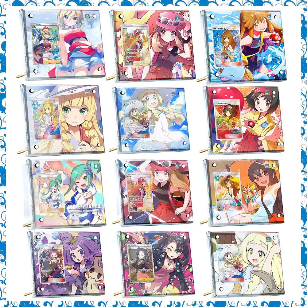 Аниме Pokemon DIY ACG акриловая витрина защита для карт подарок на Рождество день