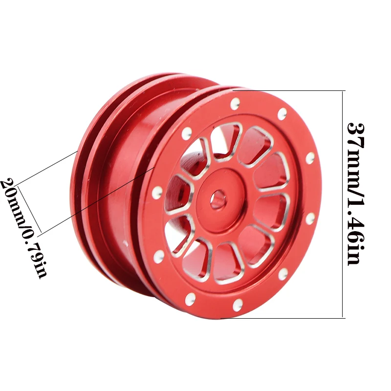 Фото SG1603 SG1604 UD1601 UD1602 1/16 RC Пульт дистанционного управления Автозапчасти Обновление 4-х частей Металлические колеса №4