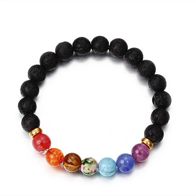 

Fashion Unisex 8mm Naturalc Beads Bracelet For Women Bangles Jewellery