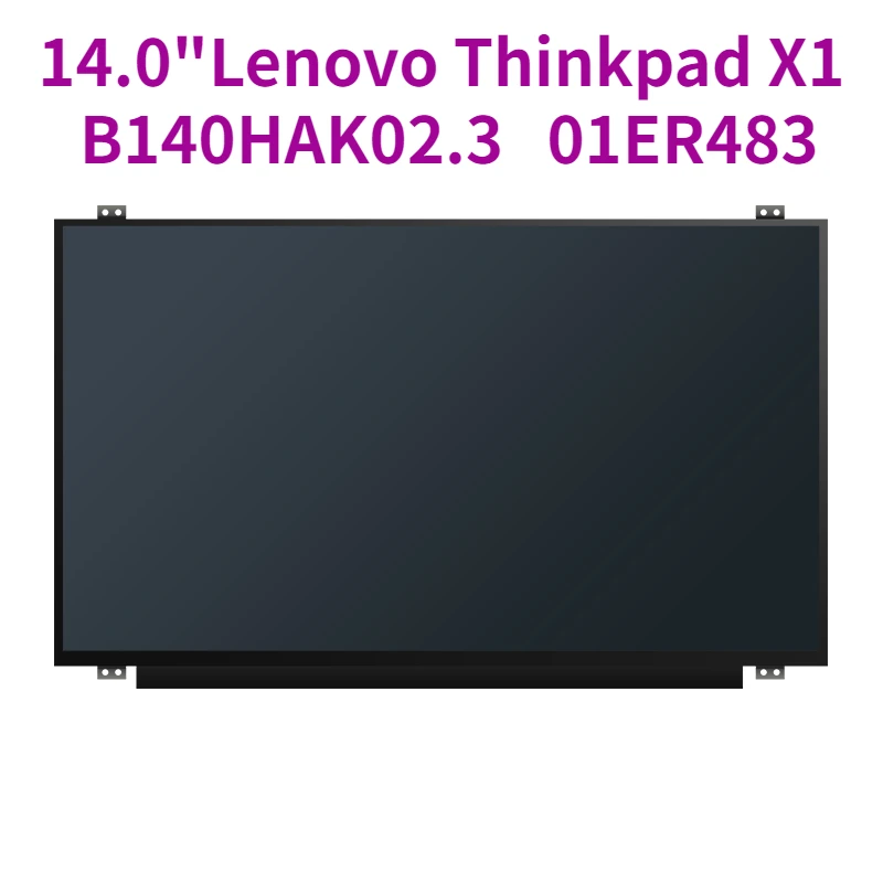 

14.0" Slim FHD IPS On-Cell LCD Display Touch Screen B140HAK02.3 01ER483 For Lenovo Thinkpad X1 Carbon 6th 7th Gen