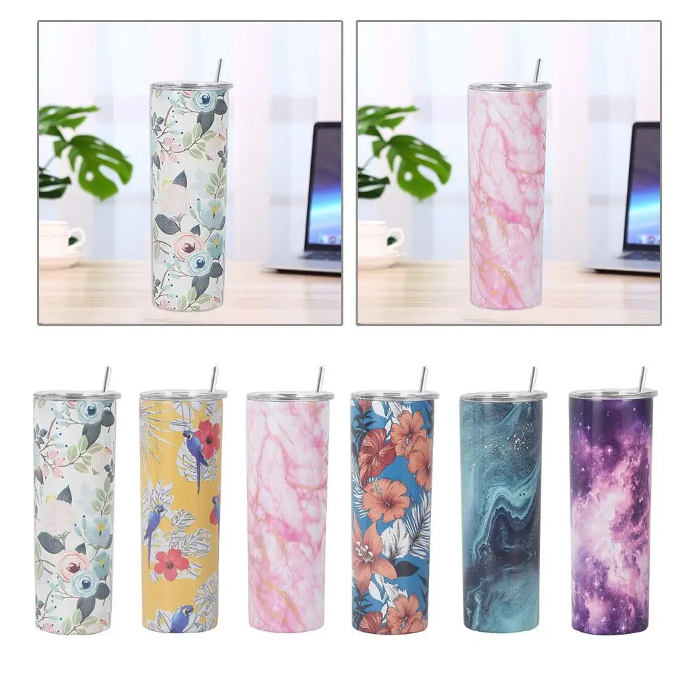 

1pcs 20 OZ Sublimation Tumblers Skinny Straight Sublimate with DIY Gifts Cups Sublimation Blank Papers Mugs Tumbler H0S5