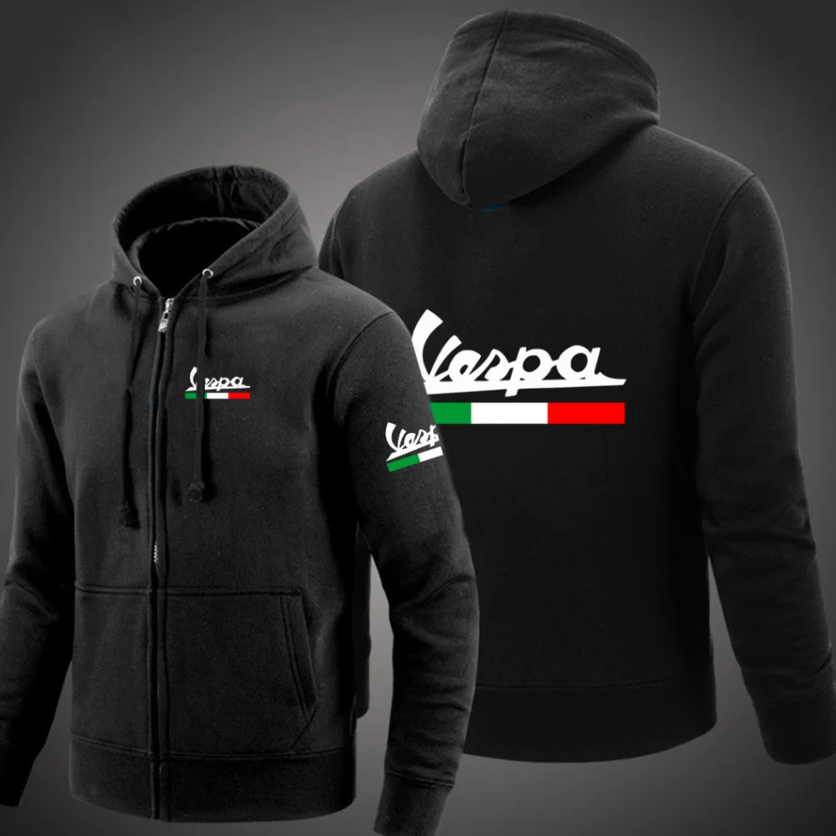 

VESPA Motorcycle 2022 Men's New Spring And Autumn Printing Fashionable Hip Hop Casual Harajuku Streetwears Hoodies Tops