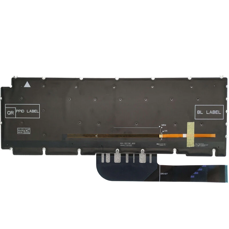 Фото НОВАЯ Клавиатура для ноутбуков DELL G15 5510 5511 5515 5520, американская раскладка, с подсветкой, 0H4XRJ №2