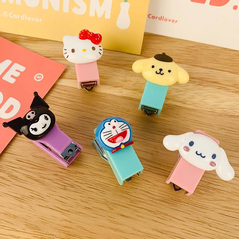 

Kawaii Sanrios Anime Kuromi Cute Stapler MyMelody Mini Stapler Staples Cinnamoroll Home Stapler Office Cartoon Purin Dog Stapler