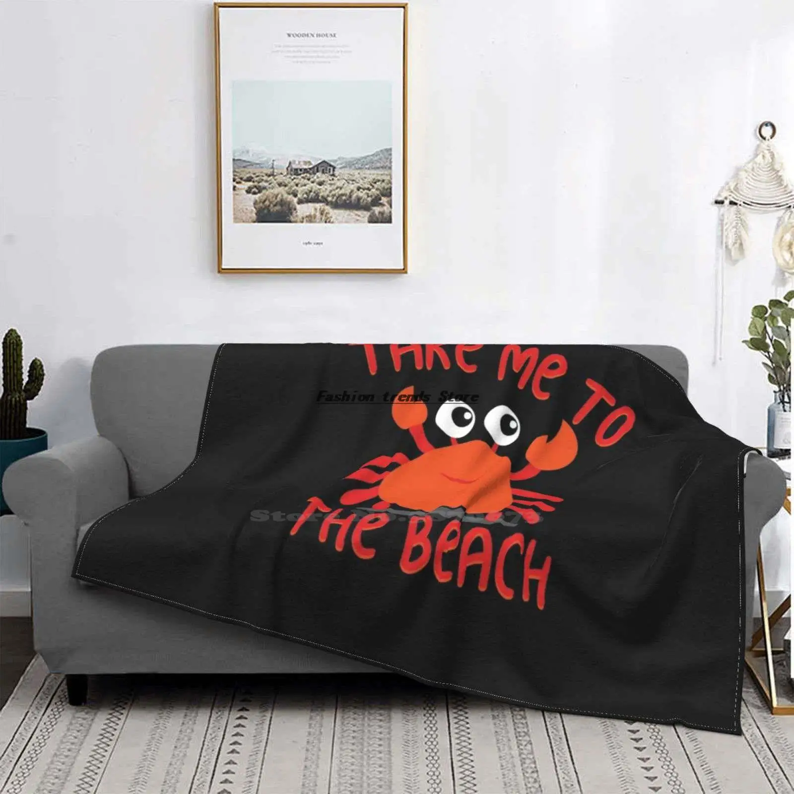 

Krabbe Krebs Strand Meer Air Conditioning Blanket Soft Throw Blanket Krabbe Orange Meer Tier Unter Wasser Natur Krebs