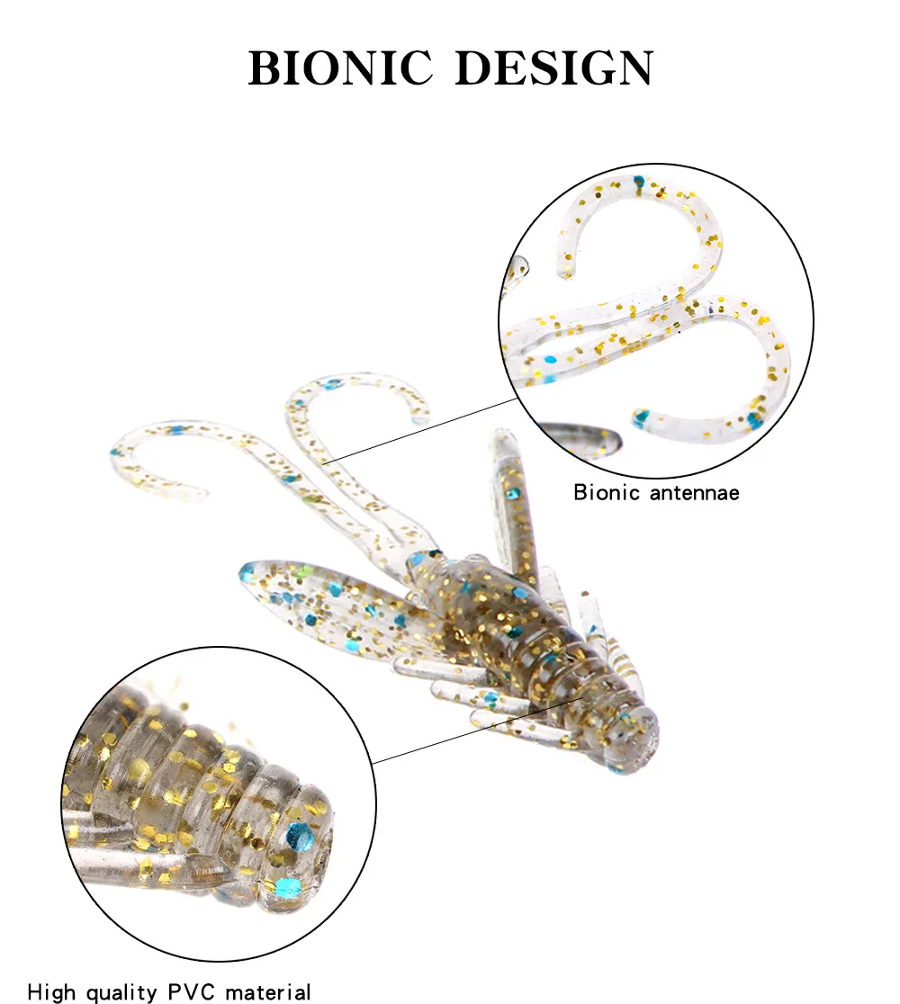 20 шт./партия мягкие рыболовные приманки 40 мм 0 9 г