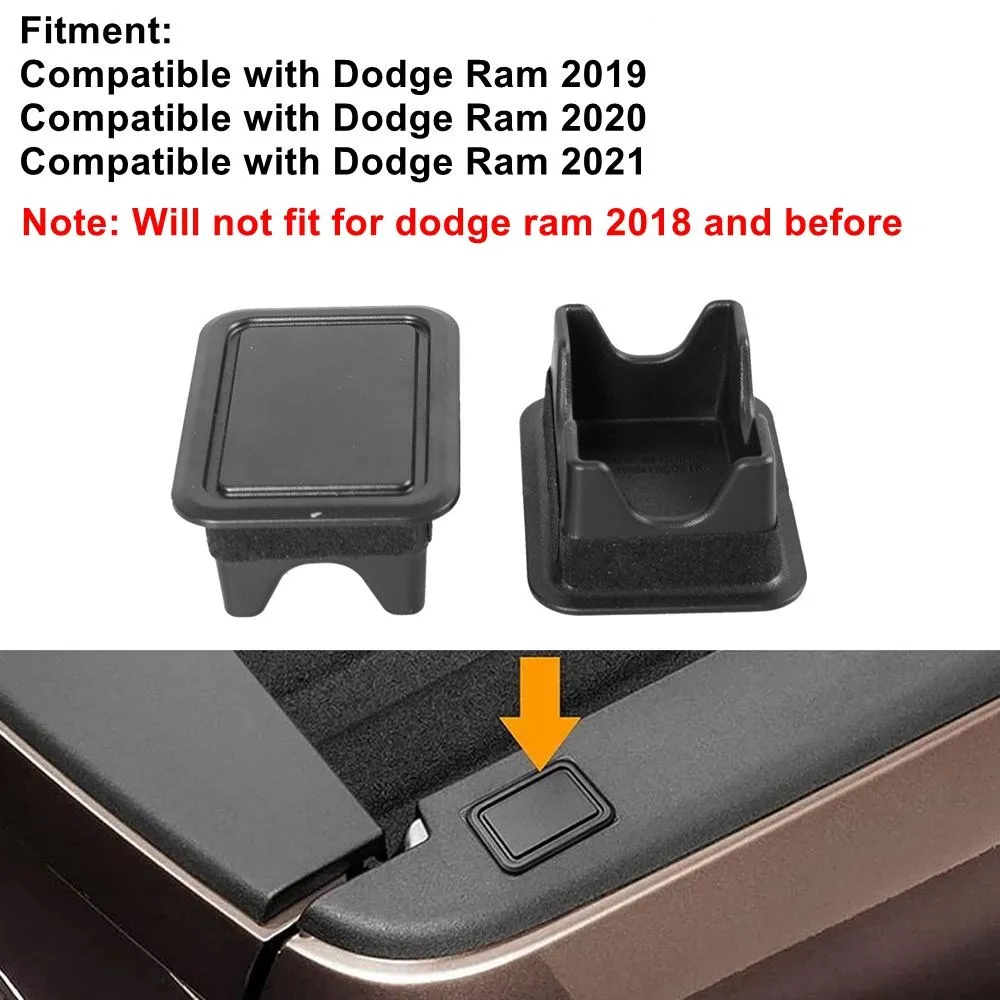 

Car Truck Bed Rail Stake Pocket Covers Stake Pocket Plugs Covers Pickup for Dodge Ram 1500 2500 25/3500 2019 2020 2021