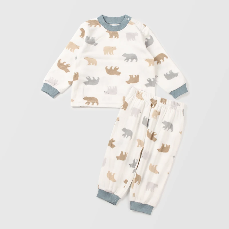 

2022 Newborn Cotton Baby Boys Girls Clothes Set Winter and Autumn Baby Long Sleeve T-shirt+Long Pants Suit Baby Costume