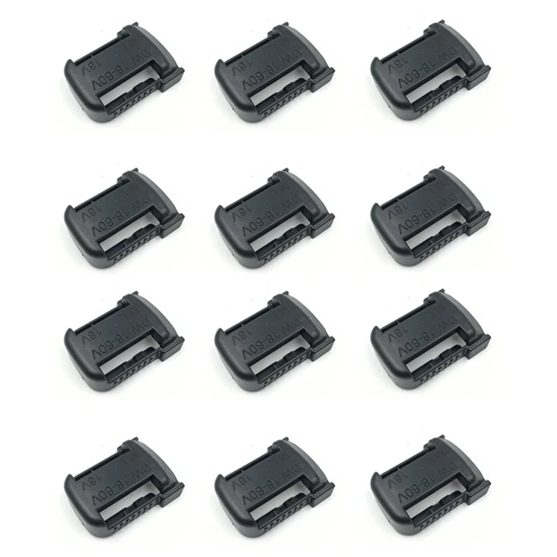 

12-Pack Battery Holders For Dewalt DCB200 DCB201 DCB202 DCB203 DCB204 DCB205 DCB206 DCB208 60V Batteries And For M18 18V