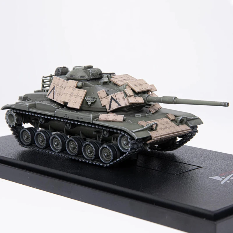 Фото Модель основного боевого танка M60A1 в масштабе 1:72, имитация ERA, пластиковая статическая модель для демонстрации, коллекционная игрушка, подарок, сувенир, украшение. №3