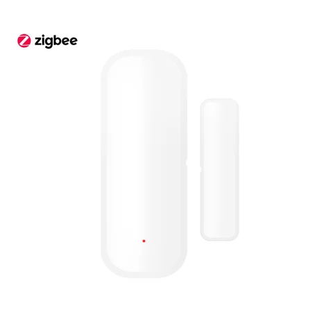 Смарт-Датчик Tuya Wi-Fi Zigbee для окон и дверей, магнитный детектор с открытым и закрытым окошком, с управлением через приложение Alexa Google Home Smart Life