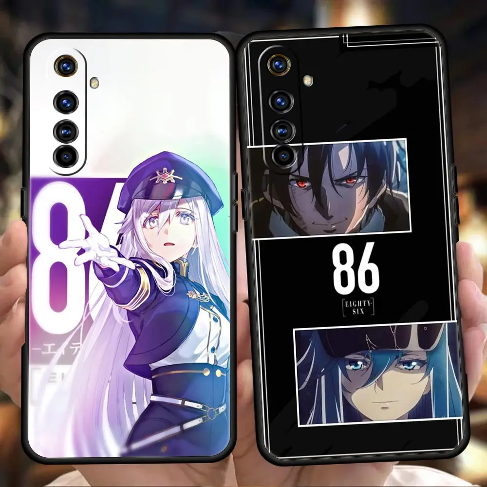 

86 Eighty Six Anime Soft For Realme C3 6 7 8 Pro C21 C11 Case Cover For Oppo A54 A53 A52 A15 Reno6 Reno7 SE Z A9 2020 Pro 5G Bag