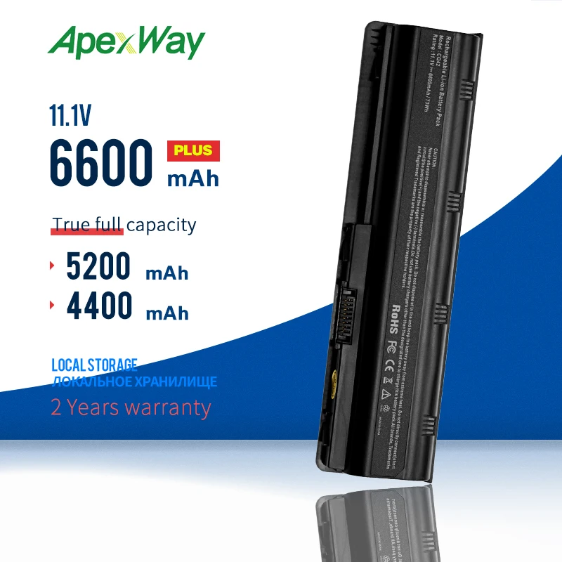 

Apexway MU06 Notebook Battery for HP Pavilion G4 G6 G7 G62 G72 593553-001 593562-001 HSTNN-Q62C HSTNN-UB0W DM4