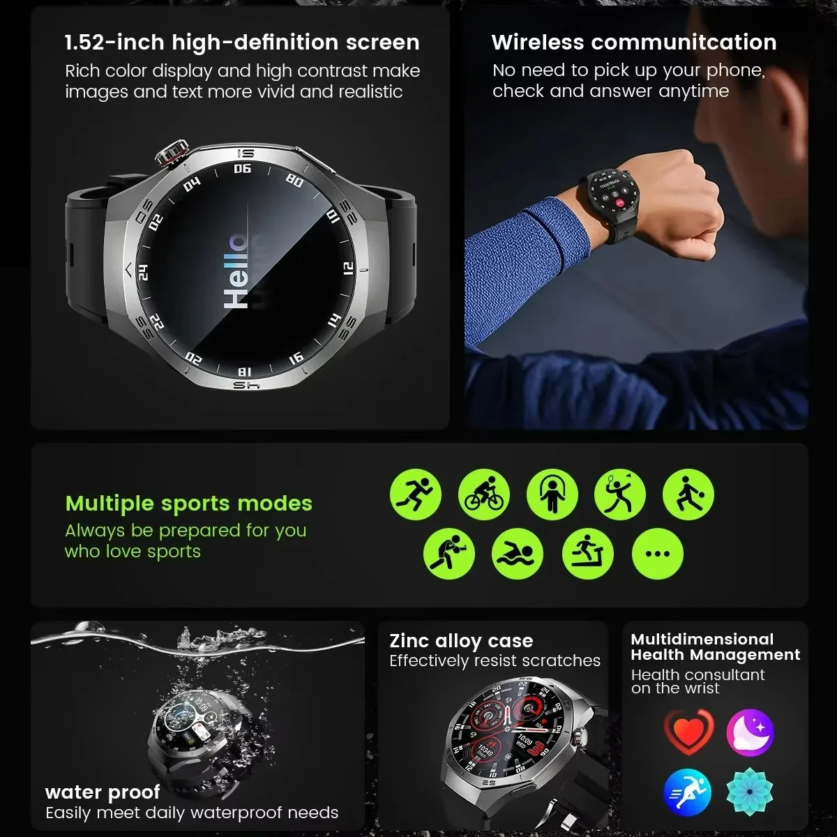 Новые умные часы Xiaomi с GPS-трекером для мужчин и женщин, AMOLED-экран, NFC, BT, вызовы, спорт, водонепроницаемые, мониторинг здоровья, смарт-часы, новинка (art.: 3920d9bc71dca) - 3920d9bc71dca