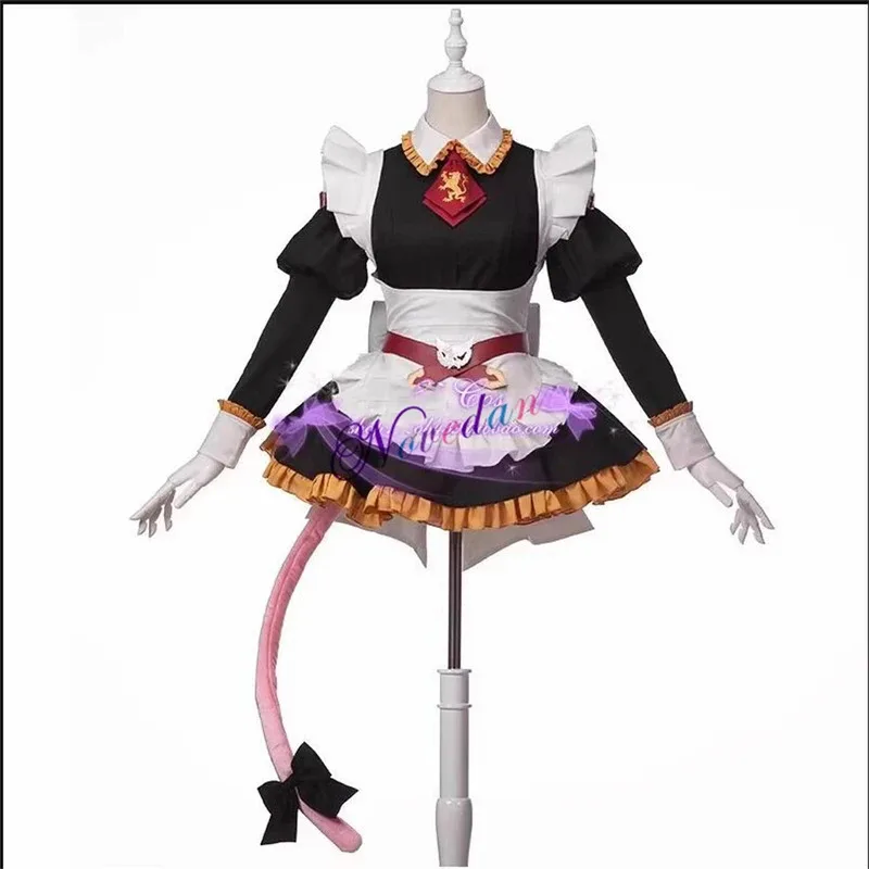 Фото ❤ Аниме Fate Grand Order Saber Astolfo Косплей Костюм FGO Sword Version 3.0 Наряд горничной Платье Парик Обувь Полный комплект Костюм для вечеринки W ★ ❤ ★ №5