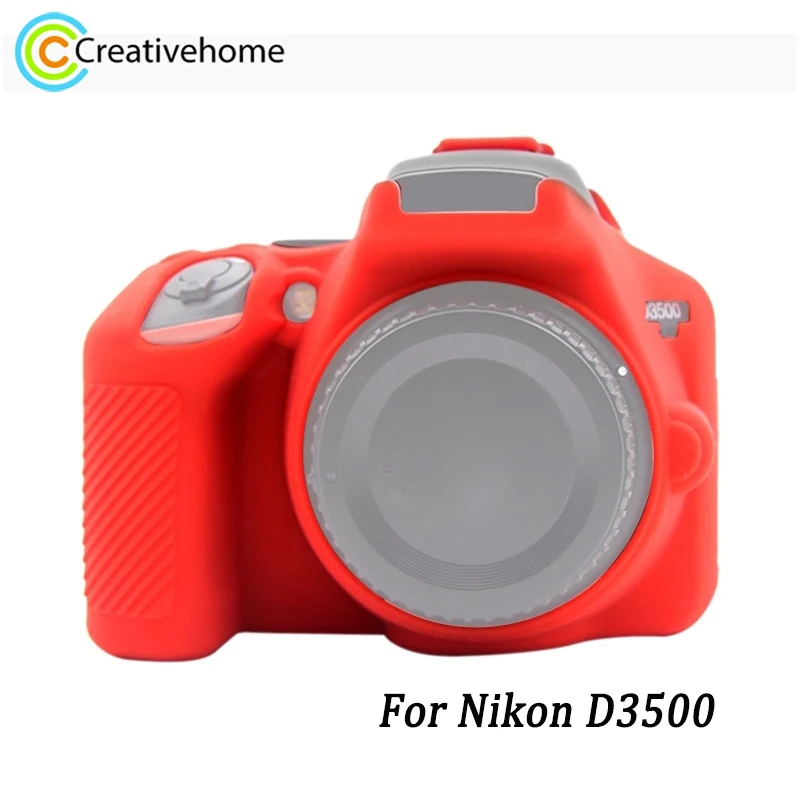 

PULUZ For Nikon D3500 Digital SLR Camera Soft Case Cover High Quality Soft Natural Silicone Material Protective Case