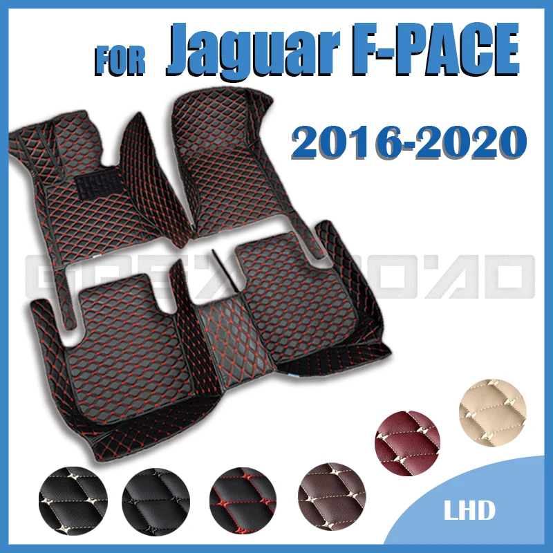 

Car Floor Mats For Jaguar F-PACE 2016 2017 2018 2019 2020 Custom Auto Foot Pads Automobile Carpet Cover Interior Accessories