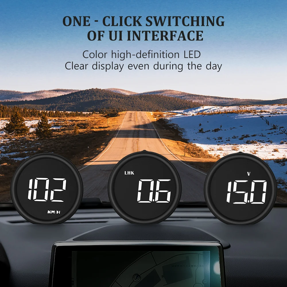 ISINBOX G1 OBD2 HUD Car Head Up Display Speedometer Smart Digital Alarm Reminder OBD For All Cars |