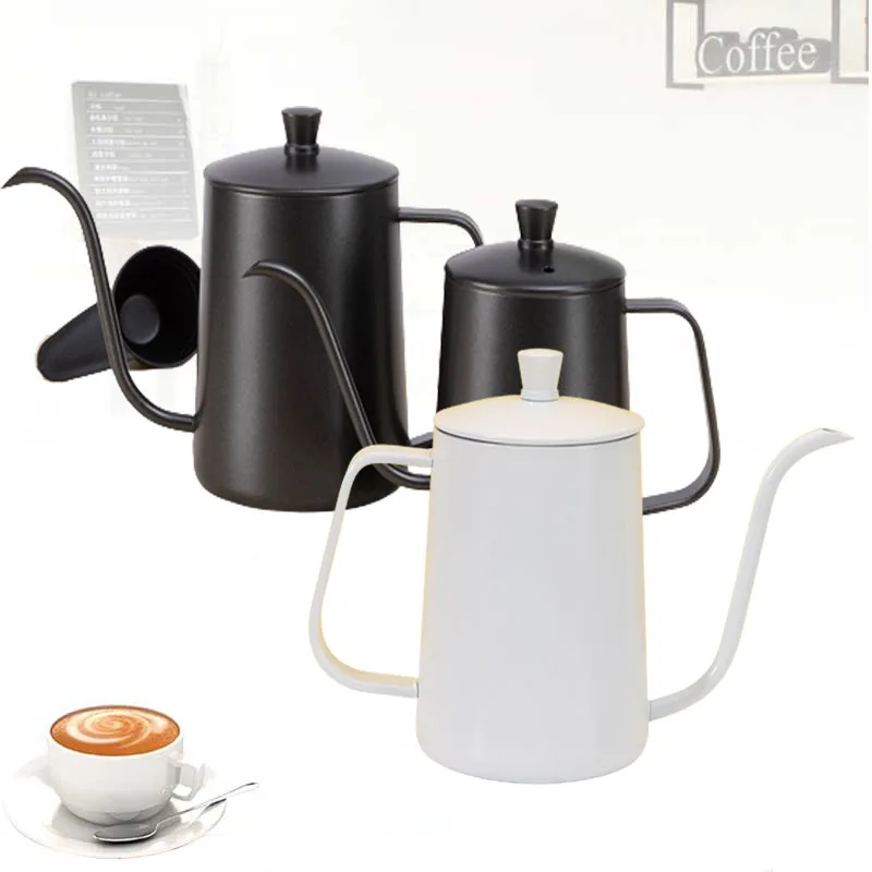 

Stainless Steel Coffee Pot Long Narrow Spout Gooseneck Kettle Hand Drip Kettle Pour Over Coffee Tea Pot Storage Bottle /BS