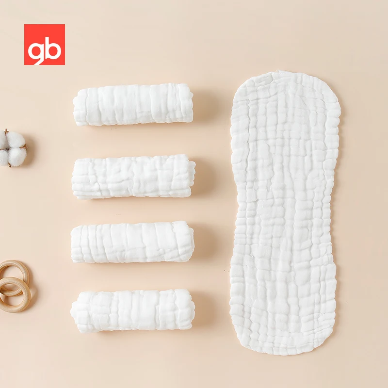 Детские подгузники Goodbaby для новорожденных из чистого хлопка, можно мыть детские товары, десять слоев марлевых подгузников 5